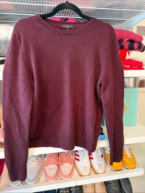 Quince Knit Pullover - Wine Red
